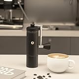 TIMEMORE S3 Manual Coffee Grinder with External Adjustment and Stainless Steel Patented Burr，Hand Coffee Grinder High Presicion Premium Expresso Coffee Grinder Chestnut S3, Black