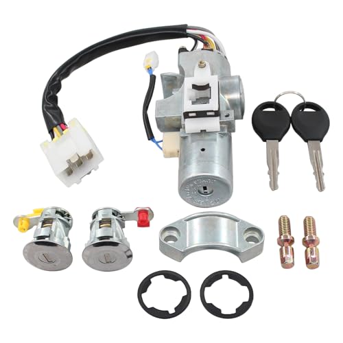 ApplianPar Ignition Switch and Door Lock Cylinder Kit for Frontier 1999-2001 Xterra 2000-2004
