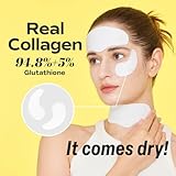 SUNGBOON EDITOR Deep Collagen Melting Patch 6pcs | Under Eye and Neck Anti- Wrinkle Patches with Real Collagen & Glutathione | Real Collagen Films for Anti Aging | Korean Skin Care