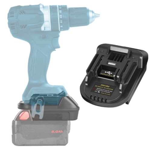 For Milwaukee Battery Adapter, Convert for Milwaukee for M18 Battery to Work for Other Tools (for M18 Battery to for Makita 18V Tool)