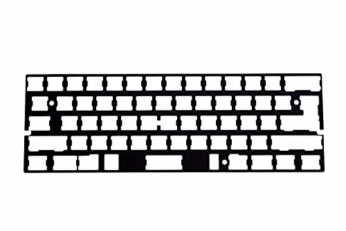 YMDK Universal Anodized Aluminum Plate Positioning Board Plate Support ISO ANSI for GH60 PCB 60% Keyboard DIY