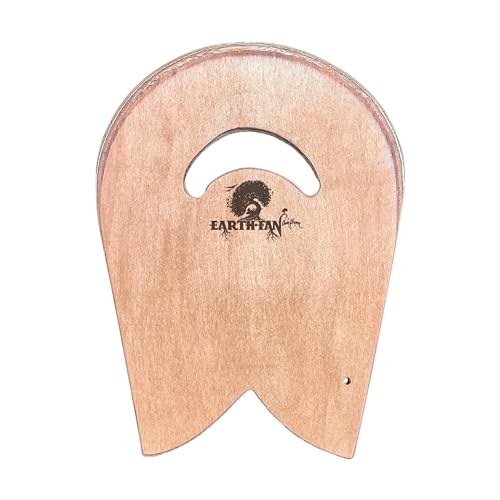 Kala Hand-Paepo'o: Wood-Crafted Bodysurfing Bliss with Wide Nose, Fish Tail, and Cut-Away Handle. Elevate Your Wave Riding Experience by Earth Fan