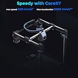 Creality K1 SE 3D Printer, with 600 mm/s Printing Speed CoreXY Auto Leveling and Z-Offset, 300℃ Dual-Gear Direct Extruder Full Metal Die Cast Solid Frame Build Volume 8.66x8.66x9.84 inch