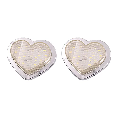 jdm 2PCS Clear Heart Shaped Side Marker/Accessory/LED Light/Turn Signal