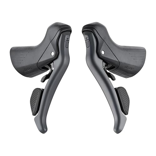 microSHIFT Sword Drop Bar Shifter/Brake Lever Set - 2X, 10-Speed, Sword Compatible, Gray