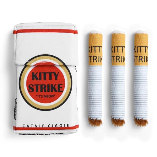Nocciola 3 Pack Catnip Toys for Cats, Funny Cat Toys Filled with 100% Pure Organic Catnip, Safe Kitten Teething Chew and Kicker Toys, Stress Relieving Fun for Indoor Cats