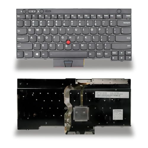 WFSZBP Keyboard Replacement Without Backlit for IBM ThinkPad X230 X230I X230T X230I T430 T430S T430I L430 T530 T530I W530 L530 Series Laptop US Layout with Pointer (Not Fit T430U X230S)