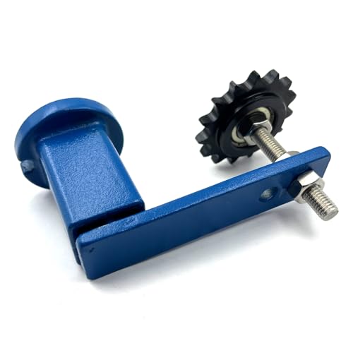 RHKING #40 Roller Chain Idler Sprocket Chain Tensioner Chain Adjusters Pressing Guiding and Vibration Damping Sprocket Wheel Tensioner for Chain Drives