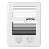 Cadet Com-Pak Bath Electric Wall Heater Complete Unit with Thermostat and Timer (Model: CBC103TW, Part: 65101), 3415 BTU, 240/120 Volt, 1000 Watt, White