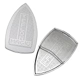 FQTANJU 2PCS Cover Iron Shoe for Electric Iron, Aluminum Ironing Shoe Compatible with Most Electric Steam Iron, Ironing Aid Board Protect Fabrics Garment