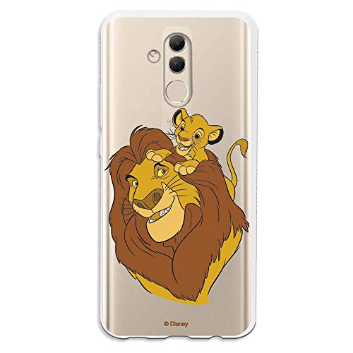 Case for Huawei Mate 20 Lite Official El Rey León Mufasa y Simba Silueta to protect your mobile phone.