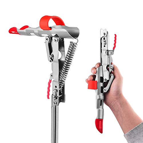 LBW Automatic Spring Fishing Rod Holder for Ground Bank Fishing Pole Holder Hook Setter Adjustable High Sensitivity Stainless Steel Spring Loaded Rod Holder for Fishing 1 Pack
