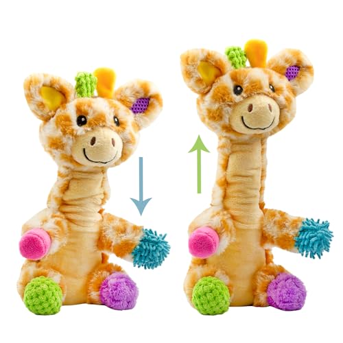 MEAVIA Mini Giraffe Sensory Plush Toy, Patches The Stuffed Giraffe Stretchy Neck Toy