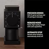 Fellow Gen 2 Ode Brew Grinder - Burr, Electric Coffee Bean Grinder with 31 Settings for Drip, French Press & Cold Brew - Small Footprint - Matte Black