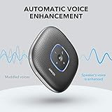 Anker PowerConf Speakerphone, Zoom Certified Conference Speaker with 6 Mics, 360° Enhanced Voice Pickup, 24H Call Time, Bluetooth 5.3, USB C, Compatible with Leading Platforms for Personal Workspaces