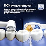 Soocas NEOS II - Electric Toothbrush with Water Flosser, Sonic Electric Toothbrush for Adults, Cordless Flossing Toothbrush, 100% Plaque Removal, 30-Day Battery Life, Pearl White