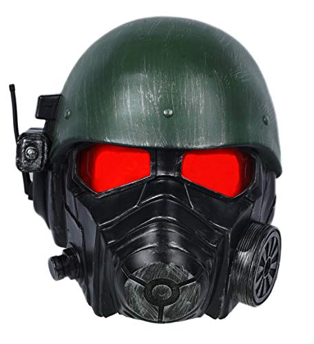 Xcoser Nexthops Veteran Ranger Riot Armor 4 Cosplay Helmet Mask in Resin Full Head with Red PVC Lenses on the Eyes Hallo