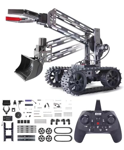 VANLINNY Robot Kit, STEM Toys for Boys Age 8-12, Robotic Arm for Kids Age 8+, 4-DOF Electronic Programming DIY Robots for Girls, Educational Science Building Kit, Cool Birthday Gifts for Kids.