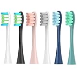 4/8/12/16 Pcs Replacement Toothbrush Heads Compatible with Oclean X/X PRO/ Z1/ F1/ One/Air 2/ SE Sonic Electric Toothbrush Dupont Bristle(16 Pcs White)