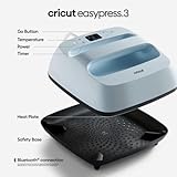 Cricut EasyPress 3 Heat Press Machine (9"x 9") with Heat Press Mat (12" x 12")