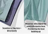 Ice Silk Mesh Mens Underwear - Seamless Trunks for Men - Breathable Boxer Briefs - Supersoft Moisture Wicking Trunks - 5-Pack