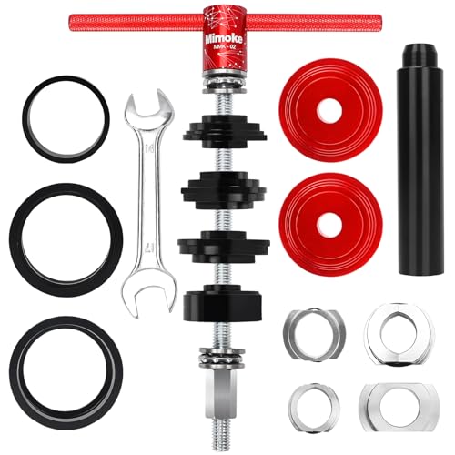 Mimoke Bicycle Bottom Bracket Install and Removal Tool Kit, Bearing Press Set, Bike Bottom Bracket Remover for BB86/BB30/BB91/BB92/PF30/92/386