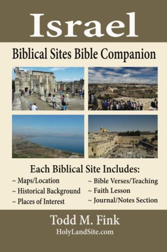 Israel Biblical Sites Bible Companion Black & White Version
