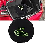 EV Charging Cable Storage Bag , Round Large Capacity Multi Purpose EV Carry Bag Wearproof Practical for Cords for Hoses , Electric vehicle spare parts