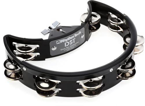 Rhythm Tech Tambourine, Black, inch (DST10)