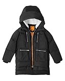 Orolay Children Hooded Down Coat Girls Quilted Puffer Jacket Boys Winter Jackets Black 150CM