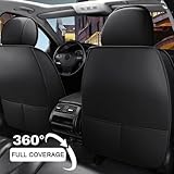 VZYQIVAP Seat Covers Full Set for Volvo C30 C70 S90 XC60 V40 S60 XC70 S40 S80,Leather Seat Covers, Car Seat Covers Full Set 5 Seats, 5D Leather Car Seat Cushion Super Breathable(B)