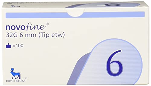 Novofine Needle 0.25 x 6 mm 32 g C100, Pack of 1