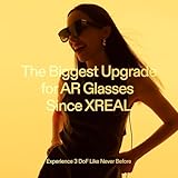 XREAL One AR Glasses with X1 Chip, Native 3 DoF, 147" 50°FOV 120Hz HD Display, Renowned Audio, 3 Adjustable Lens Transparency, Smart Glasses for iPhone 16/15, Steam Deck, ROG, Mac, PC, Android & iOS