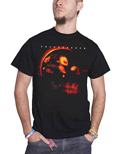 Soundgarden T Shirt Superunknown Album Cover Band Logo Official Mens Black Size XL