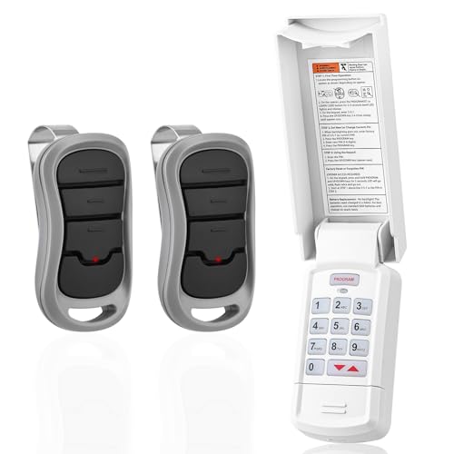 for Genie Garage Door Opener Keypad and Remote,Compatible with All Genie/Overhead Garage Door Openers, for Model GK-R 37332R OKP-BX GK-BX GWKP, GWK-IC, ACSDG, ACSDA1, ACSD1G, B8QACSDA, B8QACSDA1