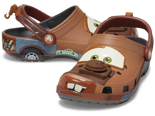 Crocs Cars Mater Classic Clog Slate Grey Men's 3, Women's 5 Medium