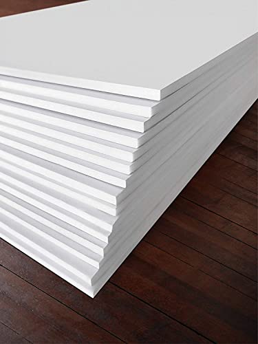 Excelsis Design White Foam Board 24 x 36 x 3/16" (5mm) Inch, 15 Pack Acid-Free Foam Core Poster Board Sheets for Art, Crafts, Presentation, Vision Board, Signboard, and Party Decorations