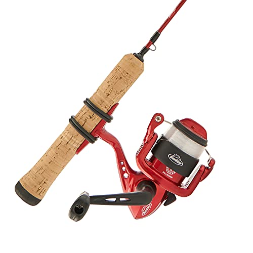 Berkley Cherrywood HD Ice Spinning Reel and Fishing Rod Combo