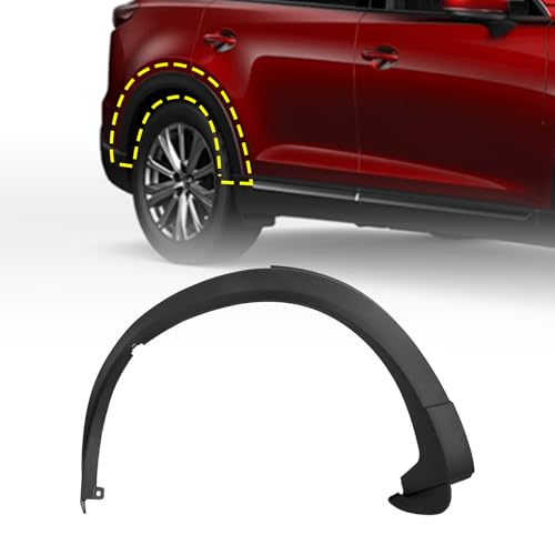 XQSMWF Rear Right Side Wheel Fender Molding Trim Compatible with Mazda CX-9 2016-2023 Replace TK48-51-W50F TK48-51-W50H TK4851W50F TK4851W50H Wheel Arch Opening Molding