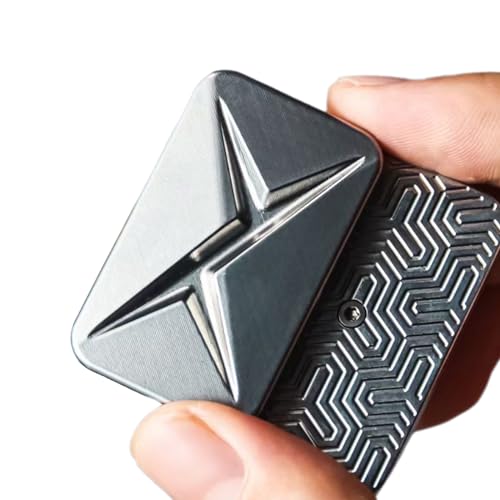 JUDIXY Lightning Infinite Fidget Slider Metal Magnetic Haptic Fidget Toys for Adults Anxiety/ADHD/Stress Relief