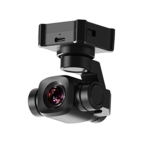 SoloGood FPV Camera SIYI A8 Mini 4K 8MP Ultra HD 6X Digital Zoom Gimbal Camera with AI Smart Identify and Tracking HDR Starlight Night Vision for UGV USV RC Plane FPV Drones Robot