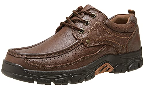 CAMEL CROWN Men Casual Shoes Lace up Loafers Comfortable Walking Shoes Oxford for Work Dress Travel