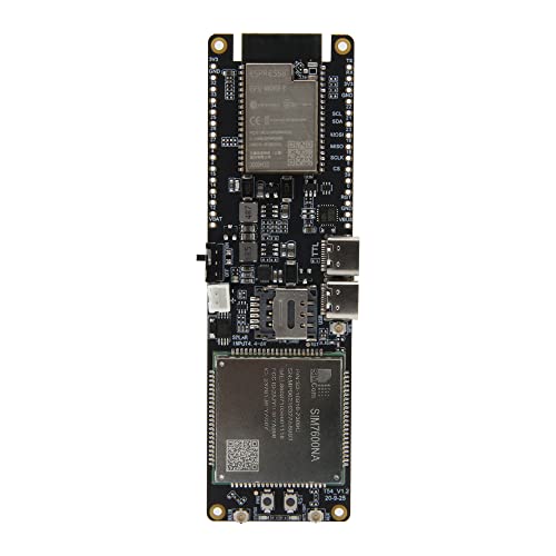 LILYGO T-SIM7600NA ESP32 4G LTE Cat4 GPS Development Board with USB, 4MB LPDDR RAM, Includes USB Cable