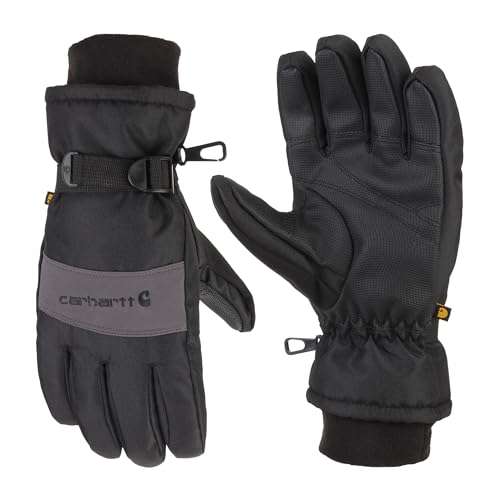 Carhartt Men's A511 Waterproof Glove - X-Large - Grey/Black