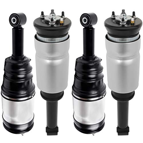 SCITOO Front/Rear Air Suspension 4pcs Air Shocks Strut Spring Fit for 05-09 for Land Rover LR3, 10-16 for Land Rover LR4, 06-14 for Land Rover Range Rover Sport