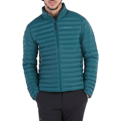 MARMOT Men's Echo Featherless Jacket - Lightweight Down Alternative Puffer Coat, Dark Jungle, Large