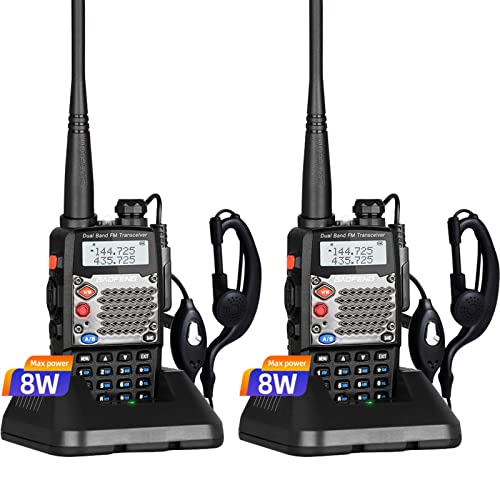 BAOFENG UV-5R Upgraded Version 8W ham Radio, 2rd gen UV5R (UV5R Upgrade Version) 2 Pack