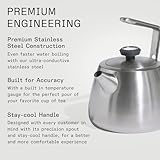 Made In Cookware - 2 QT Kettle - Stainless Steel - With Built-In Temperature Gauge - Includes Handle Sleeve - Induction Compatible