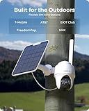 REOLINK Go PT Ultra+SP - 4K Cellular Security Camera Wireless Outdoor, No WiFi, 3G/4G LTE, Support (AT&T/T-Mobile), Solar Powered, Color Night Vision, Local/Cloud Storage, Smart Detection