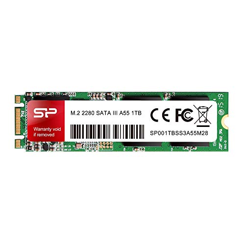 Silicon Power 1TB A55 M.2 SATA M+B Key SSD Internal Solid State Drive 2280 SU001TBSS3A55M28AB